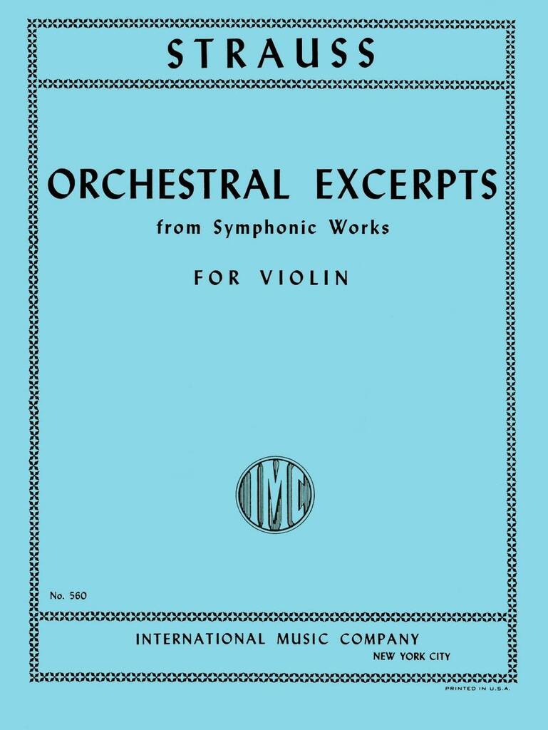 Orchestral Excerpts from Ten Symphonic Poems